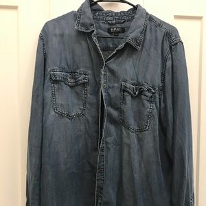 Dark denim shirt